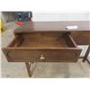 Image 7 : Sofa Table Two Drawers, Back Brace Needs Re-Securing, 30" x 42" x 14"