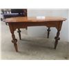 Image 2 : Oak Coffee Table, 17" x 34" x 20", and Wooden What-Not Box, 19" x 18 1/2" x 18 1/2"
