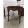 Image 4 : Oak Coffee Table, 17" x 34" x 20", and Wooden What-Not Box, 19" x 18 1/2" x 18 1/2"