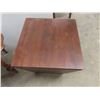 Image 8 : Oak Coffee Table, 17" x 34" x 20", and Wooden What-Not Box, 19" x 18 1/2" x 18 1/2"