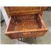 Image 6 : Rattan Style Cabinet Three Drawers, 36 1/2" x 17 1/2" x 14"
