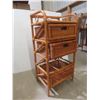 Image 7 : Rattan Style Cabinet Three Drawers, 36 1/2" x 17 1/2" x 14"