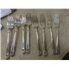 Image 11 : 51 Piece Silverware Set In Case, Six Brass Goblets, Four Copper Measuring Cups,