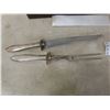 Image 9 : 51 Piece Silverware Set In Case, Six Brass Goblets, Four Copper Measuring Cups,