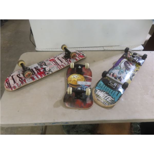 Three Skateboards