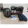 Image 1 : HJC Fiberglass Helmet, Matte Black, Size 2XL New or Store Return