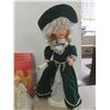 Image 4 : Christmas Decor: Carol Clock, Tree Top Angel, and Two Animated Dolls New or Store Return