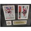 Image 5 : Framed Pictures of Wayne Gretzky, Dustin Byfuglien, and Theo Fleury Pin, 10" x 12" (Glass