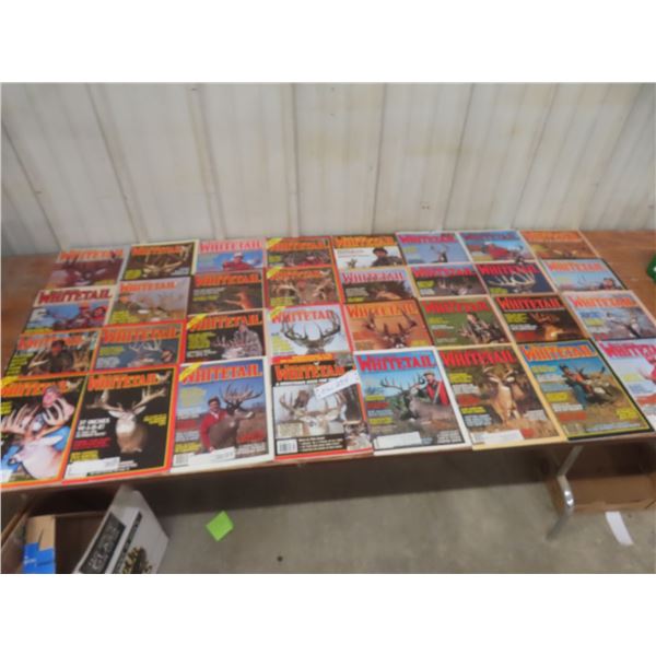 Thirty-Two North American Whitetail Magazines 1989 and 1990's