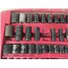 Image 13 : Stanley Socket Set 1/4" and 1/2" Ratchets, Extensions, Wrenches, Driver Bits, SAE and Metric
