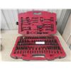 Image 1 : Stanley Socket Set 1/4" and 1/2" Ratchets, Extensions, Wrenches, Driver Bits, SAE and Metric