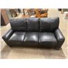 Image 2 : Leather Or Leather-Style 78" Couch