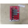 Image 1 : Milwaukee Five-Piece 1/2" Drive Lug Nut Impact Socket Set, Metric and Standard