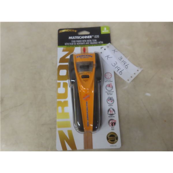 Zircon MultiScanner i320 Stud Finder Metal Scan