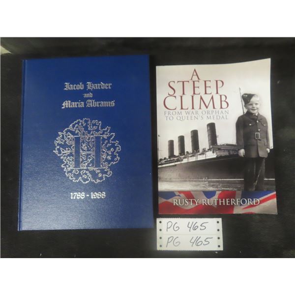 Two Local History Books Including 'A Steep Climb From War Orphan To Queen's Medal' By Russy