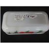 Image 3 : Fire-King 'Gay Fad' And Pyrex Red Refrigerator Dish Plus Four Seafood Cocktail Dish Servers