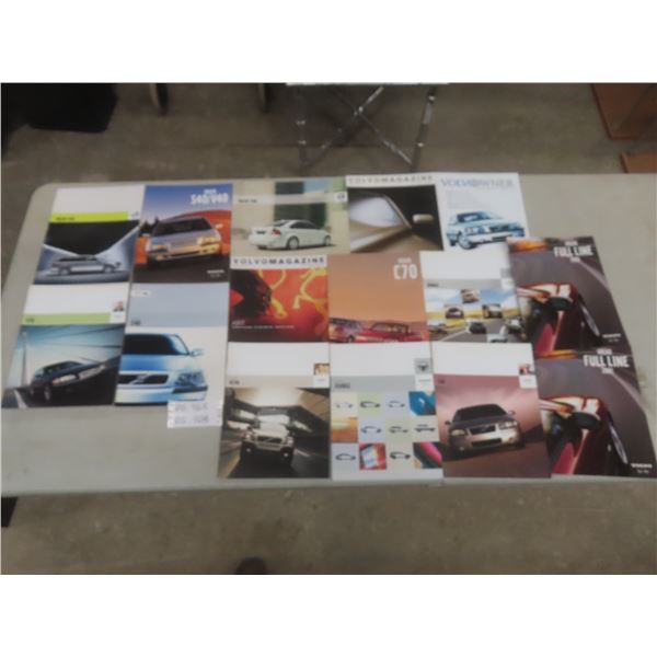Twelve Volvo Sales And Dealership Brochures (2000–2008) Plus Three Volvo Owner's Magazines