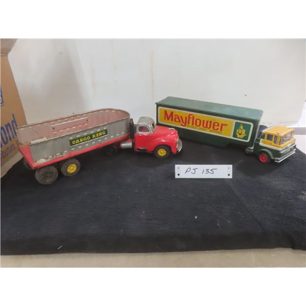 Cargo King Semi Truck Trailer and Mayflower Semi Truck Trailer
