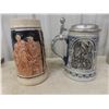 Image 3 : Eight Beer Steins Including Budweiser 1992 and Avon 1978