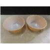 Image 5 : Ten Pieces of Fire-King Glassware Including Soup Bowls, Nappies, Creamer, Sugar Bowl, and Two