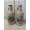 Image 8 : Seven Metal Beer Trays Including Schlitz and Glenlivet, Two Drewry Stoneware German Mugs, and