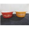 Image 2 : Five Pieces of Pyrex Including Three Mixing Bowls and Two Casserole Dishes