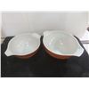Image 6 : Five Pieces of Pyrex Including Three Mixing Bowls and Two Casserole Dishes