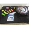 Image 1 : Hot Wheels Rally Case Ten Hot Wheels Cars and One Matchbox Die-Cast Vehicle