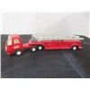Image 10 : Tonka Fire Truck, Vintage Pressed Steel Dune Buggy, and Wooden Kub Kar Race Car