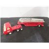 Image 11 : Tonka Fire Truck, Vintage Pressed Steel Dune Buggy, and Wooden Kub Kar Race Car