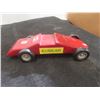 Image 2 : Tonka Fire Truck, Vintage Pressed Steel Dune Buggy, and Wooden Kub Kar Race Car