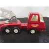 Image 9 : Tonka Fire Truck, Vintage Pressed Steel Dune Buggy, and Wooden Kub Kar Race Car