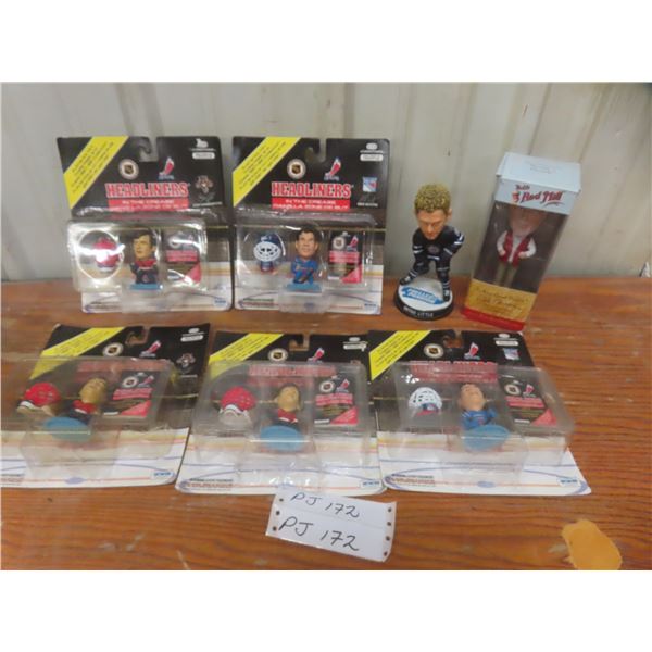 Five Headliners in Package and Bryan Little Bobblehead