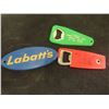 Image 5 : Vintage Bottle Openers: Drewry’s, Shea, Labatt’s, Carling, and Hamm’s, Plus Three Lighters
