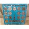 Image 6 : Five Carnation Tin Trays, Six Metal Signs, Stauffer Seeds Thermometer, Dominion of Canada