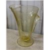 Image 7 : Federal Glass Amber Depression Glass Serving Bowls, Pitcher, and Fruit Nappies (Eight Pieces)