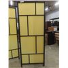 Image 2 : Two-Panel Room Divider, 73" High x 85" Wide, Three 28 1/4" Panels, One Panel Cracked