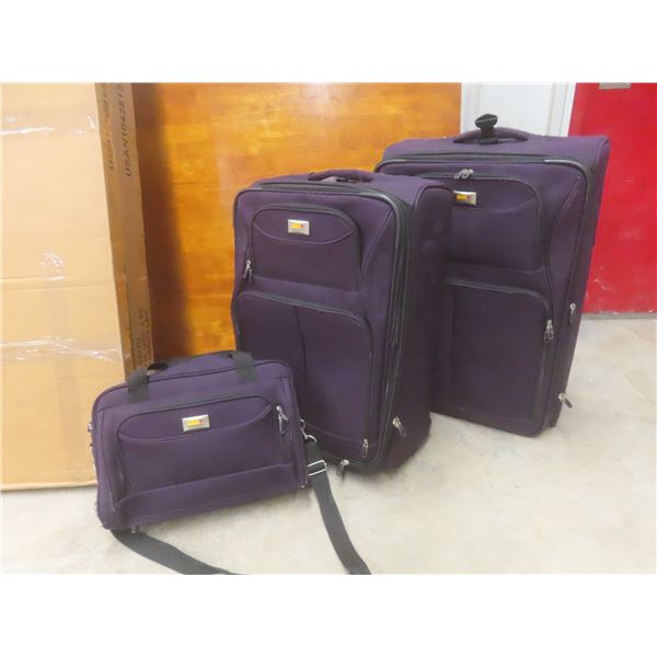 Three-Piece VIA Rail Portable Luggage Set