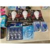 Image 8 : Assorted Light Bulbs: LED, Halogen, Coloured Incandescent, Outdoor, and More