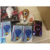 Image 9 : Assorted Light Bulbs: LED, Halogen, Coloured Incandescent, Outdoor, and More