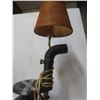 Image 6 : Two Unique Lamps, Tallest 30" and Vintage Stand-up Ashtray