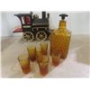 Image 11 : Train-Themed Liquor Dispenser Six LED Lights, Two Clocks, and Seagram’s Display