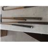 Image 9 : Set of Antique Wood Shaft Golf Clubs With Bag and Boxing Gloves
