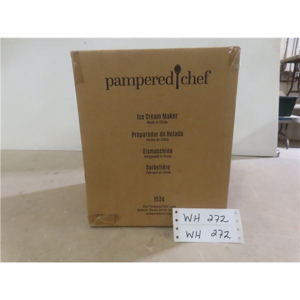 New Pampered Chef Ice Cream Maker