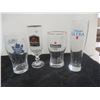 Image 6 : Twelve Collectible Beer Glasses Plus Two Miller Lite Men's Shirts XL