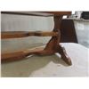 Image 3 : Wooden Cradle, Sled, And High Chair for Doll