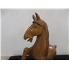 Image 4 : Eight-Inch Bronze Horse Plus Fourteen-Inch Wooden Horse