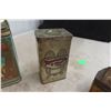 Image 4 : Ten Household Tins Including Tea and Tobacco Tins, Plus Confections and Mixed Vintage Bottles