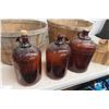 Image 3 : Bushel Baskets and Fruit Basket, Plus Javex and Glass Beverage Jugs