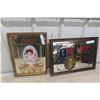 Image 1 : Two Mirrored Framed Coca-Cola Advertisements, Plus Old Paris Scotch Whisky Sign